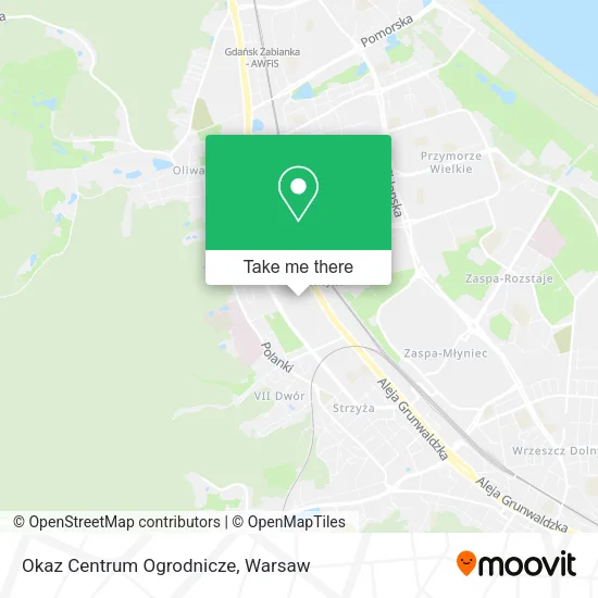 Карта Okaz Centrum Ogrodnicze