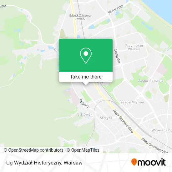Карта Ug Wydział Historyczny