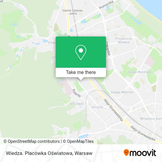 Wiedza. Placówka Oświatowa map