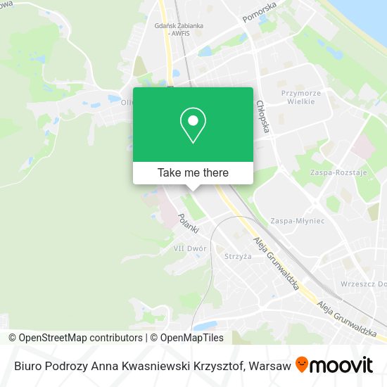 Biuro Podrozy Anna Kwasniewski Krzysztof map