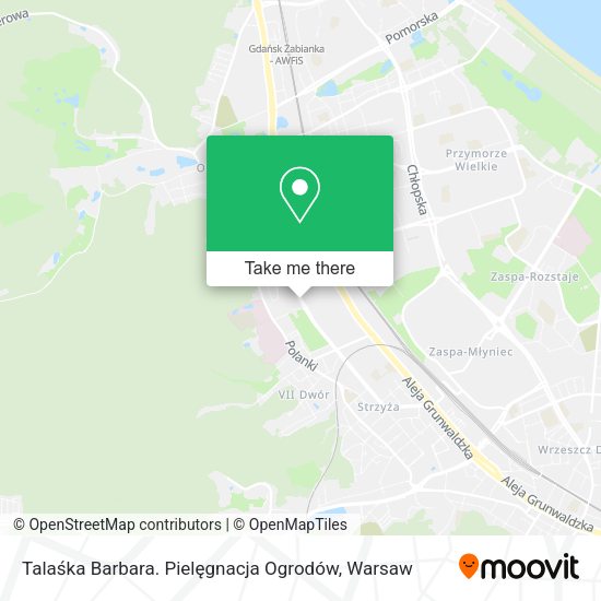 Talaśka Barbara. Pielęgnacja Ogrodów map