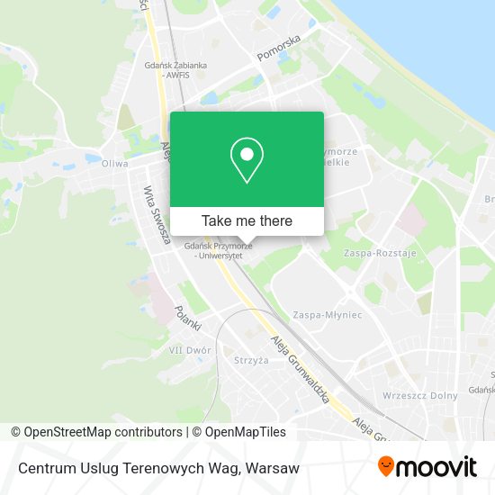 Centrum Uslug Terenowych Wag map