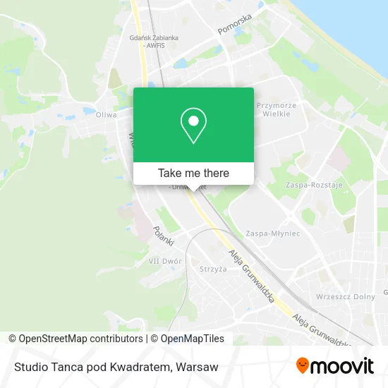 Карта Studio Tanca pod Kwadratem