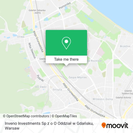 Inveno Investments Sp z o O Oddział w Gdańsku map