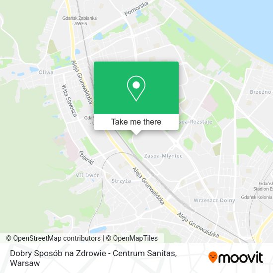 Dobry Sposób na Zdrowie - Centrum Sanitas map