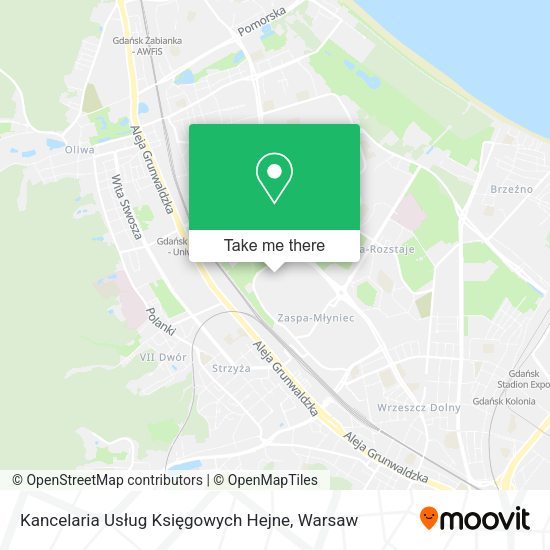 Kancelaria Usług Księgowych Hejne map