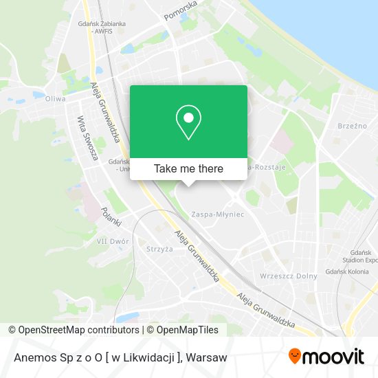 Anemos Sp z o O [ w Likwidacji ] map