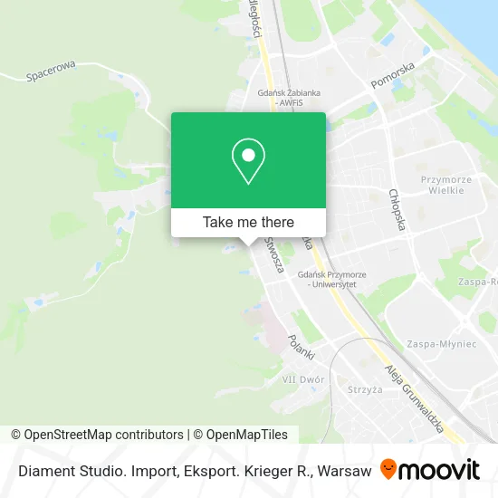 Карта Diament Studio. Import, Eksport. Krieger R.