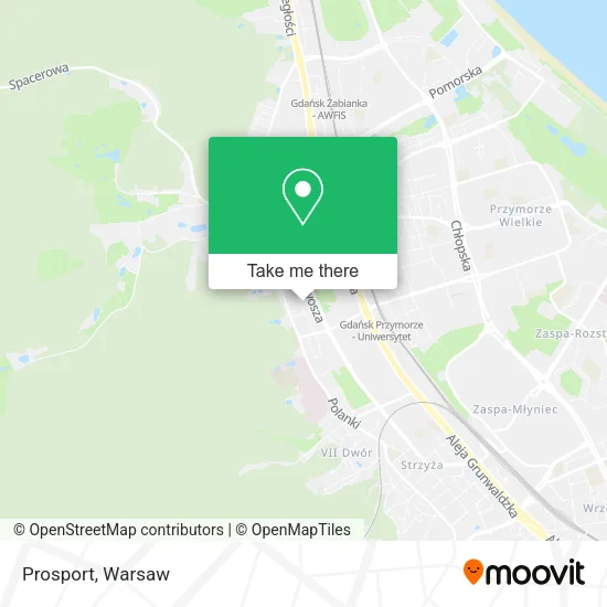 Prosport map