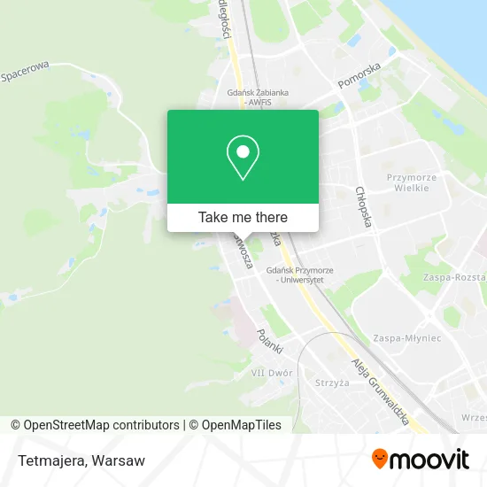 Tetmajera map