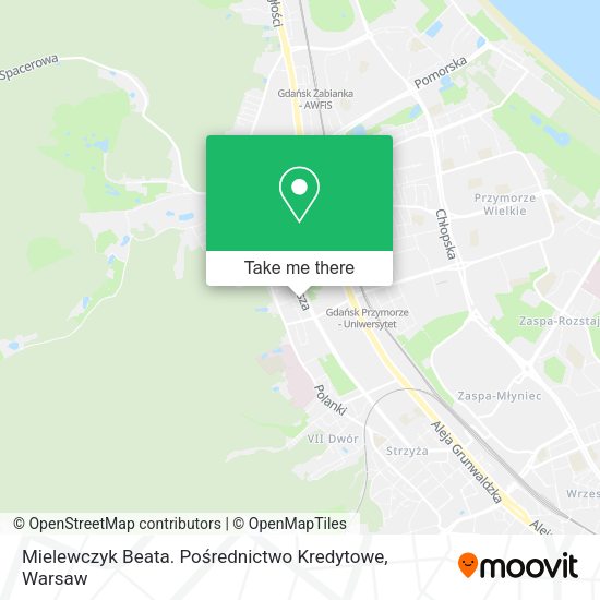 Mielewczyk Beata. Pośrednictwo Kredytowe map