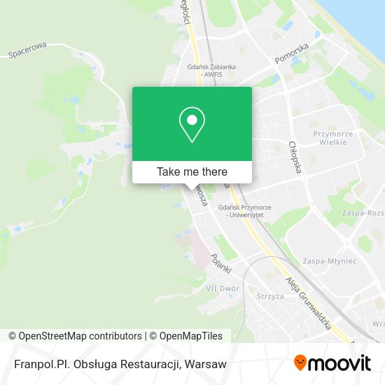 Franpol.Pl. Obsługa Restauracji map