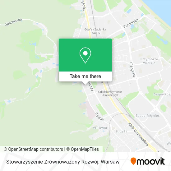 Stowarzyszenie Zrównoważony Rozwój map