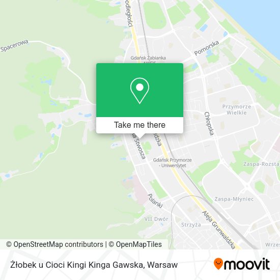 Żłobek u Cioci Kingi Kinga Gawska map