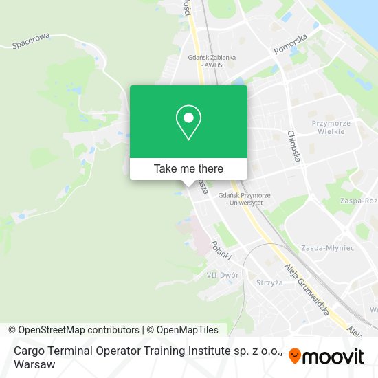 Cargo Terminal Operator Training Institute sp. z o.o. map