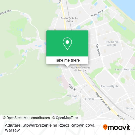 Adiutare. Stowarzyszenie na Rzecz Ratownictwa map