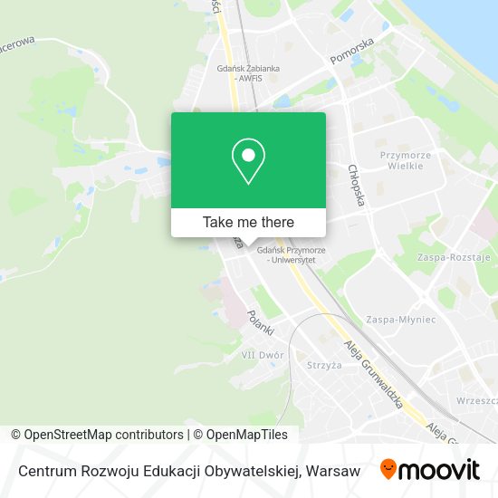 Centrum Rozwoju Edukacji Obywatelskiej map