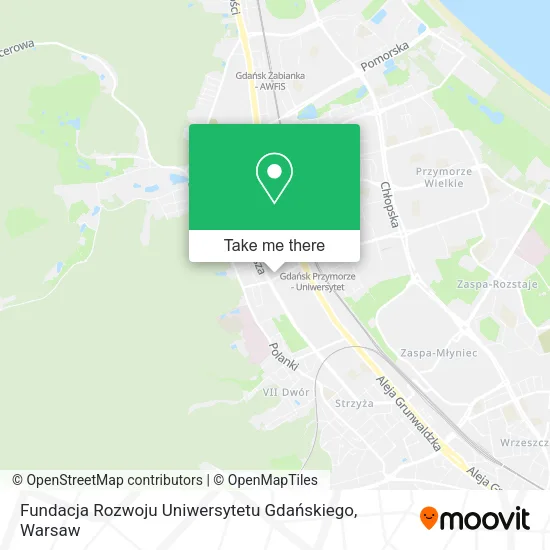 Карта Fundacja Rozwoju Uniwersytetu Gdańskiego