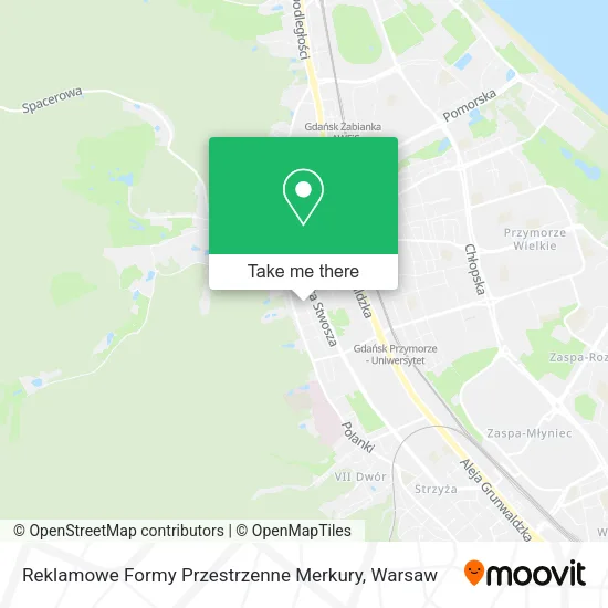 Карта Reklamowe Formy Przestrzenne Merkury