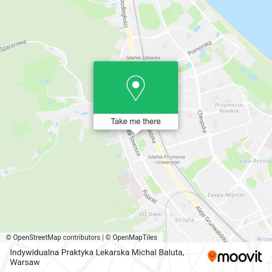 Indywidualna Praktyka Lekarska Michal Baluta map