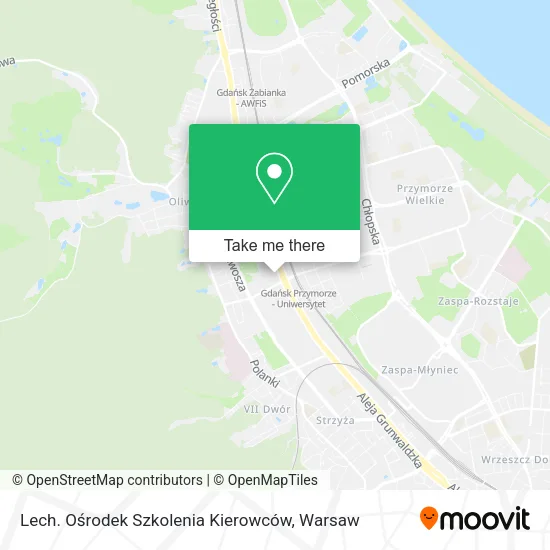 Карта Lech. Ośrodek Szkolenia Kierowców