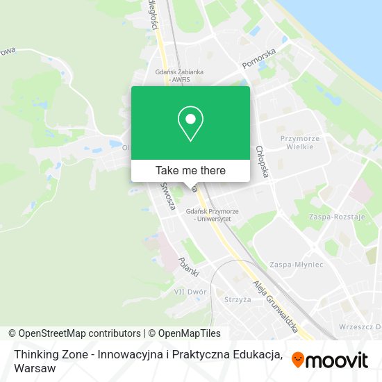 Thinking Zone - Innowacyjna i Praktyczna Edukacja map