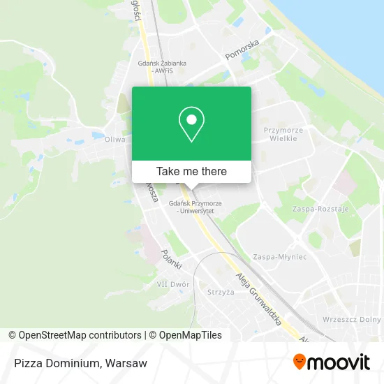 Карта Pizza Dominium