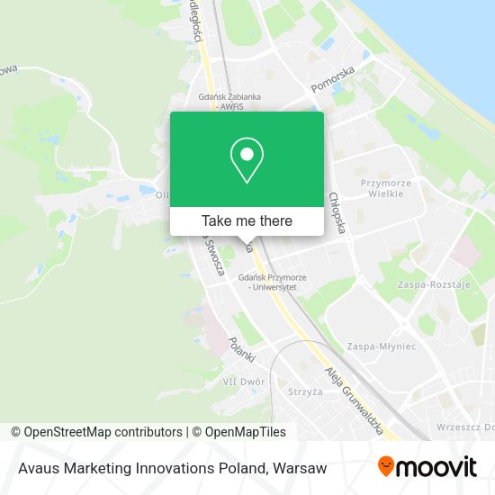 Карта Avaus Marketing Innovations Poland