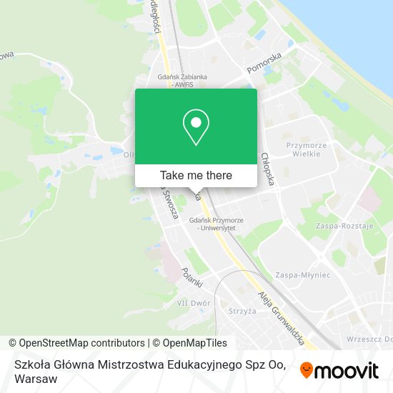 Szkoła Główna Mistrzostwa Edukacyjnego Spz Oo map