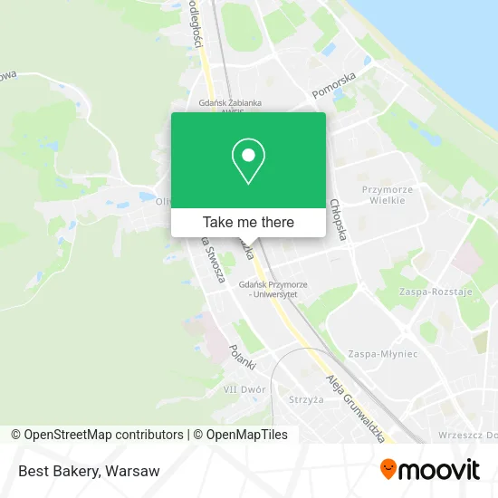 Карта Best Bakery