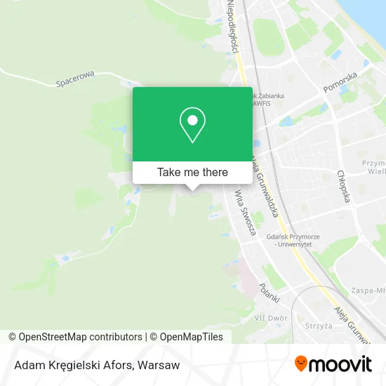 Карта Adam Kręgielski Afors