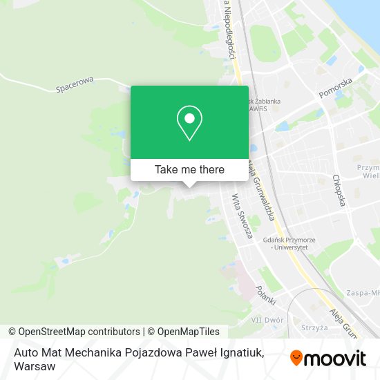 Auto Mat Mechanika Pojazdowa Paweł Ignatiuk map