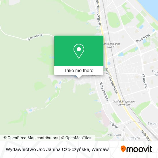 Wydawnictwo Jsc Janina Czołczyńska map