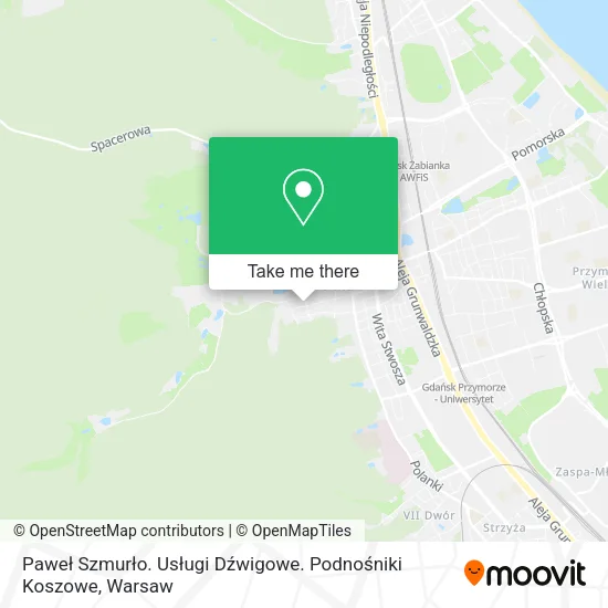 Paweł Szmurło. Usługi Dźwigowe. Podnośniki Koszowe map