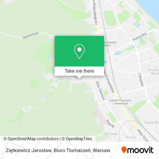 Ziętkiewicz Jarosław. Biuro Tłumaczeń map