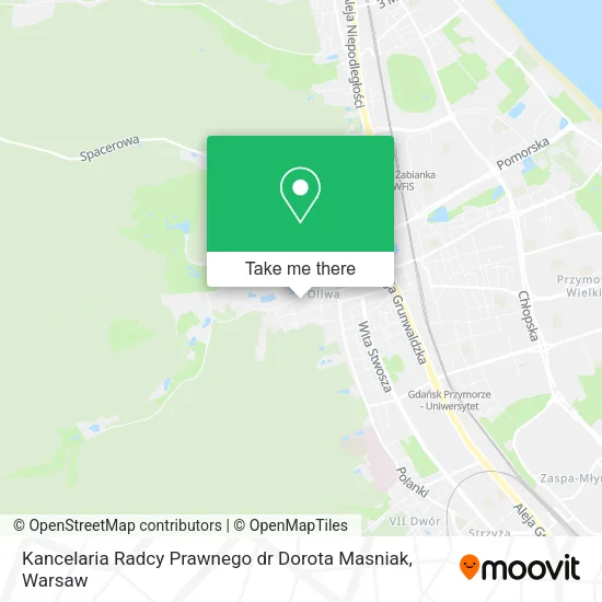 Карта Kancelaria Radcy Prawnego dr Dorota Masniak
