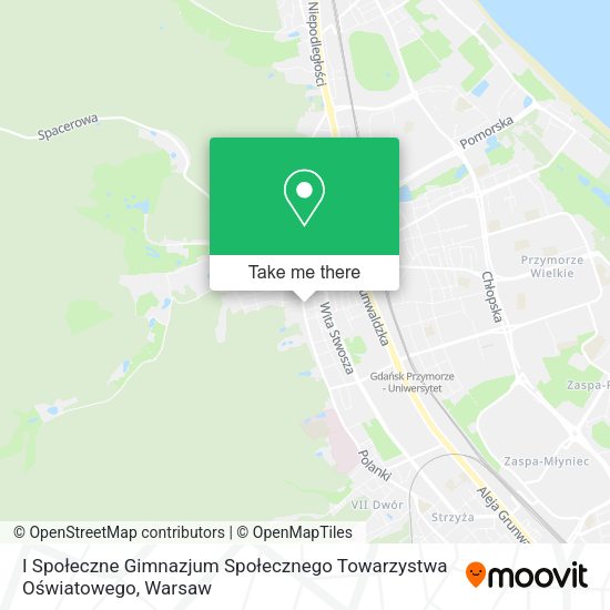 I Społeczne Gimnazjum Społecznego Towarzystwa Oświatowego map