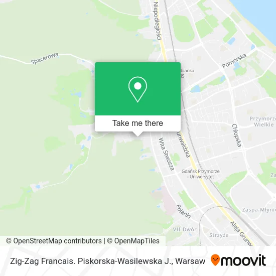 Zig-Zag Francais. Piskorska-Wasilewska J. map