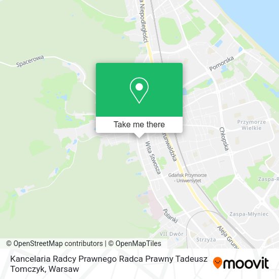 Kancelaria Radcy Prawnego Radca Prawny Tadeusz Tomczyk map