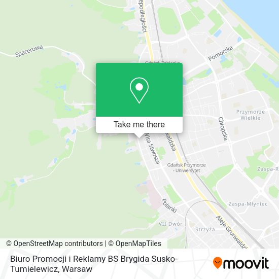 Biuro Promocji i Reklamy BS Brygida Susko-Tumielewicz map