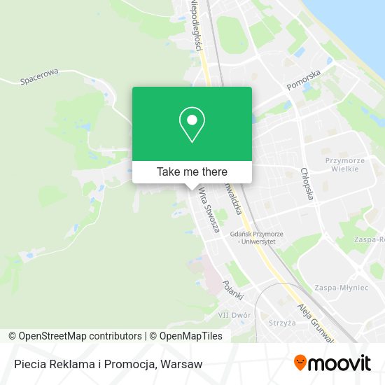 Piecia Reklama i Promocja map