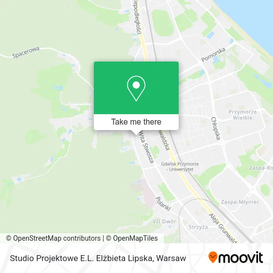 Studio Projektowe E.L. Elżbieta Lipska map