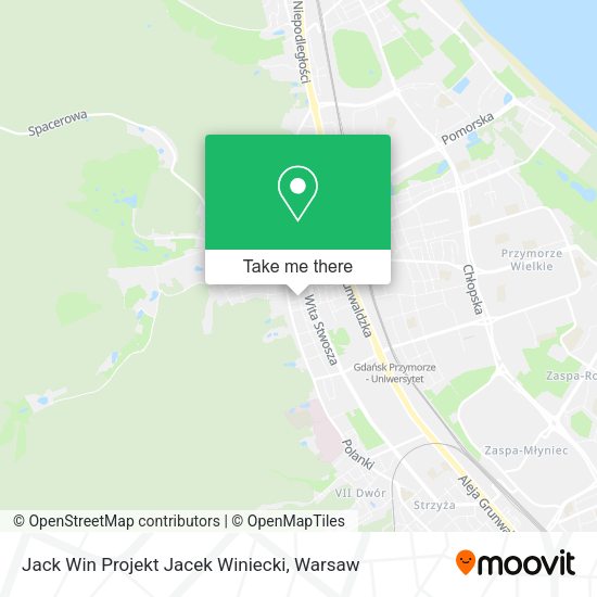 Jack Win Projekt Jacek Winiecki map