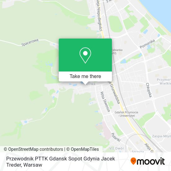 Przewodnik PTTK Gdansk Sopot Gdynia Jacek Treder map