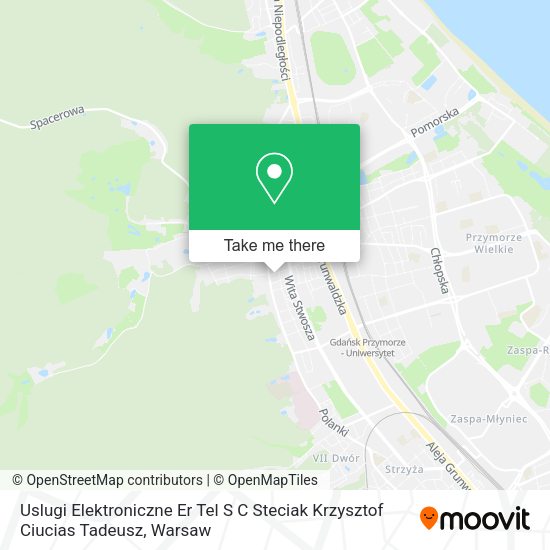 Uslugi Elektroniczne Er Tel S C Steciak Krzysztof Ciucias Tadeusz map