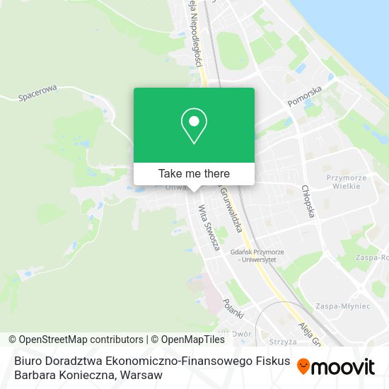 Biuro Doradztwa Ekonomiczno-Finansowego Fiskus Barbara Konieczna map