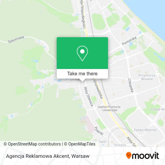 Agencja Reklamowa Akcent map