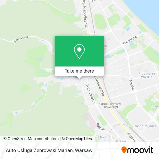 Auto Usługa Żebrowski Marian map