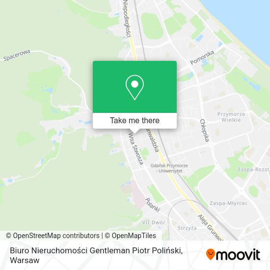 Biuro Nieruchomości Gentleman Piotr Poliński map