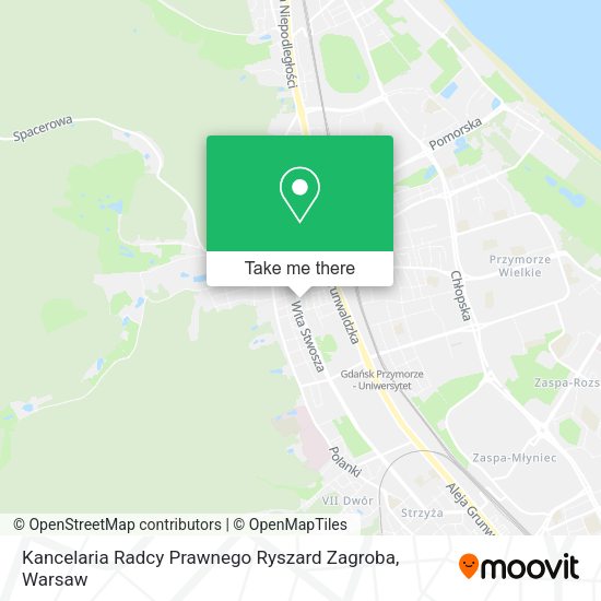 Kancelaria Radcy Prawnego Ryszard Zagroba map